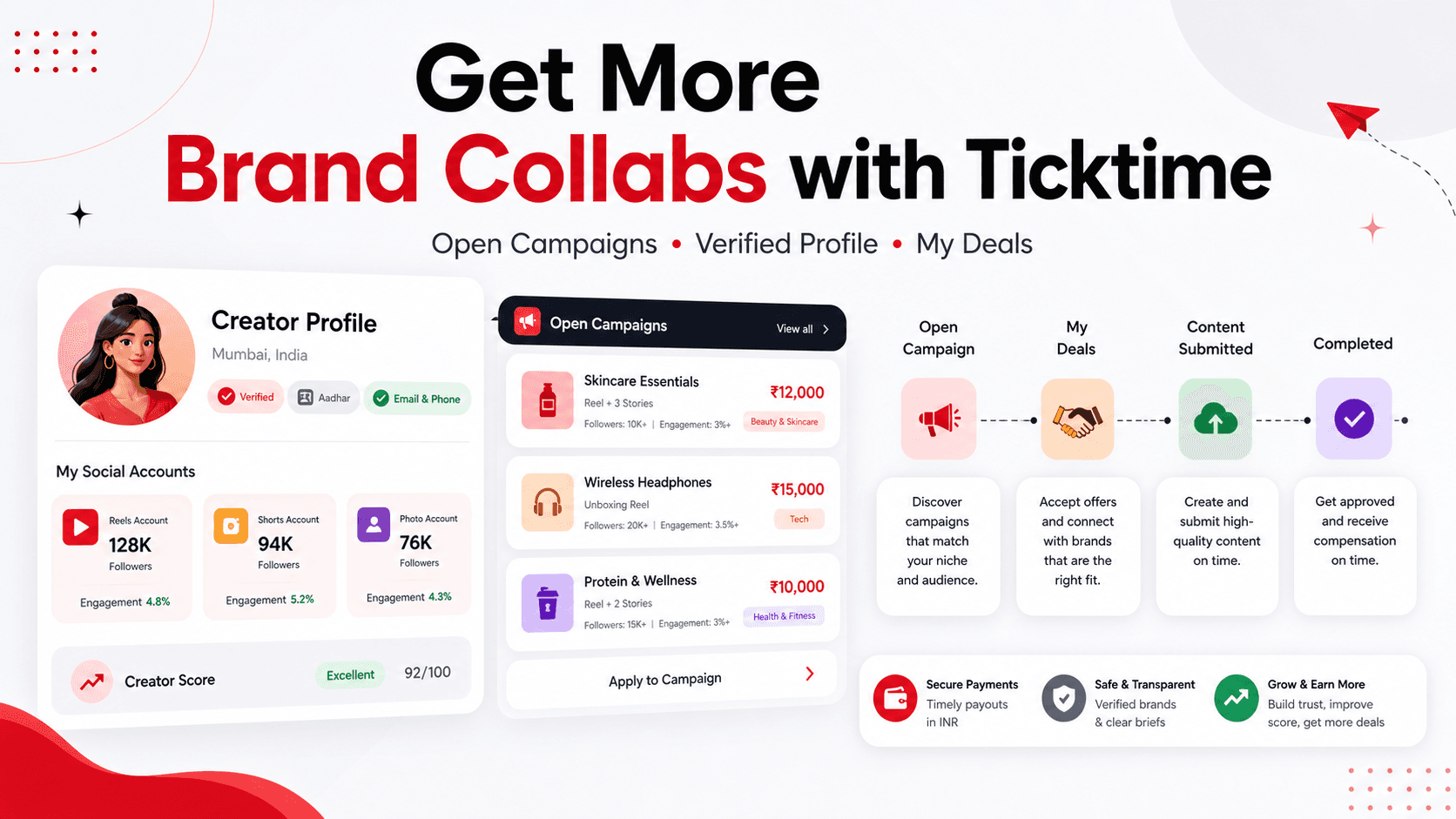 Get More Brand Collabs with Ticktime