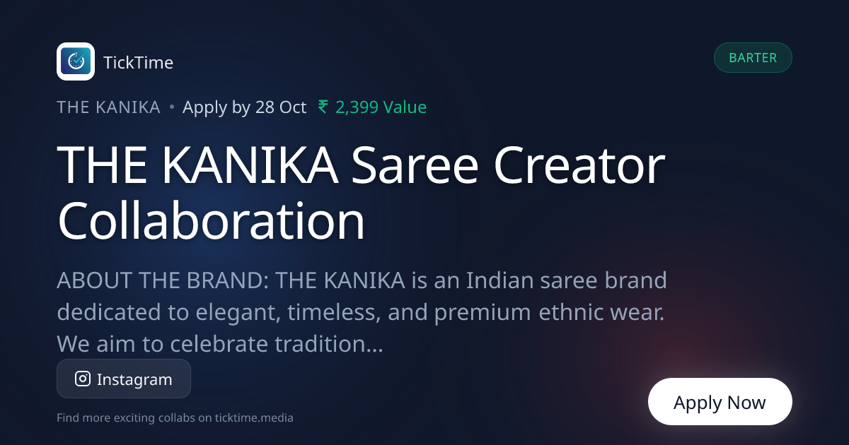 The kanika is gifting ₹2K worth of products to Instagram creators ...